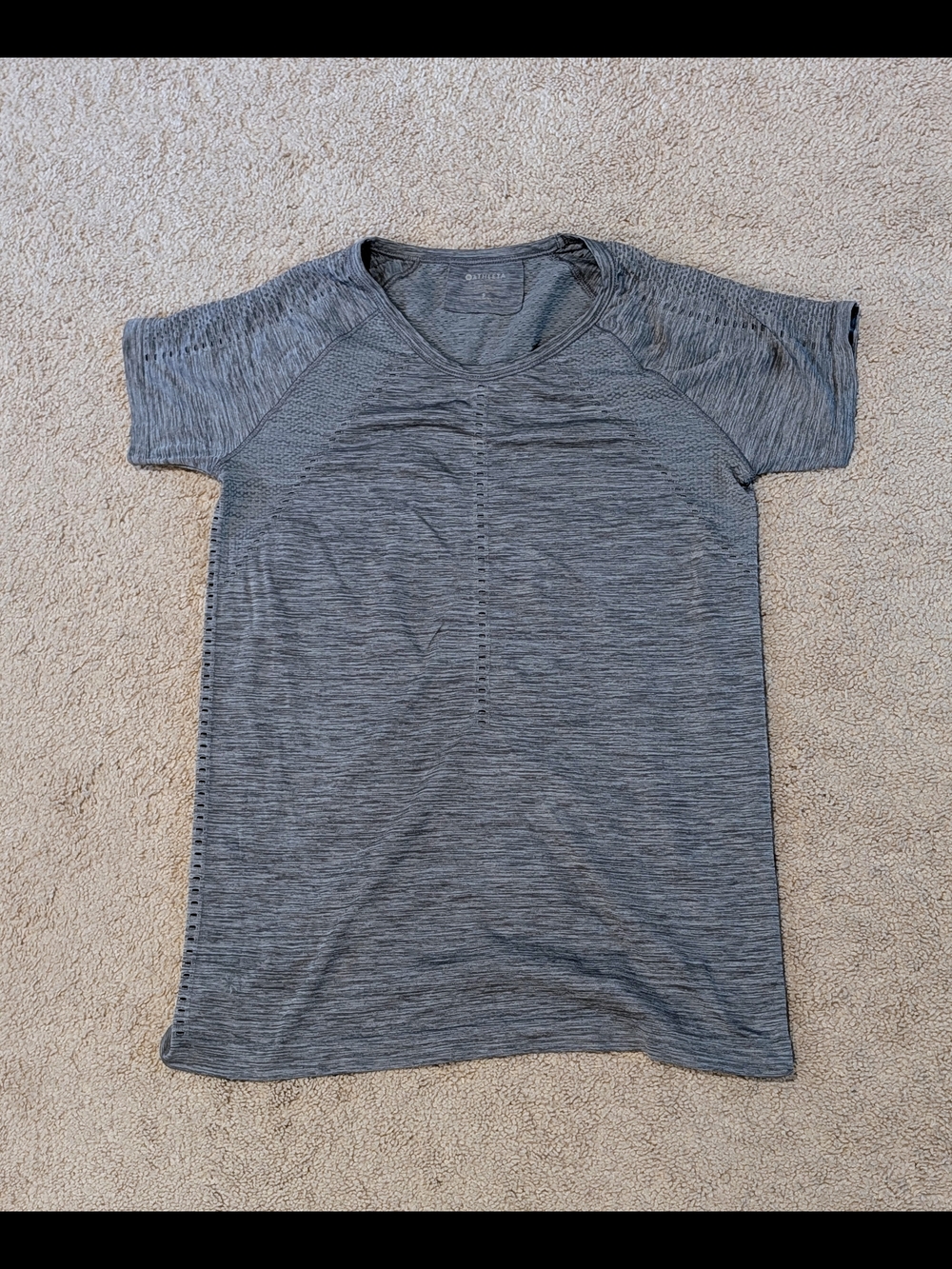 Woman's Crew Neck T Shirt- Gray